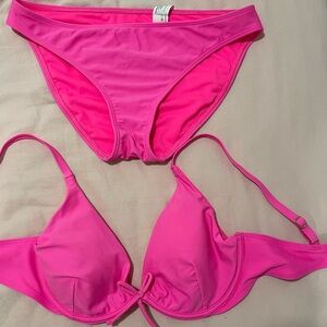 Hollister Hot Pink Women's Bikini Set